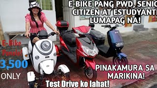 Mura kasi PABORITONG PUNTAHAN EBIKE SHOP NG MGA SENIOR CITIZEN PWD At ESTUDYANTE AT BUONG FAMILY [upl. by Aileda]