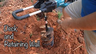 Using Makita’s 40v Auger for the first time [upl. by Fasano]