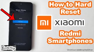 Reset with Ease How to Hard Reset Xiaomi Redmi Smartphones [upl. by Alaehs]