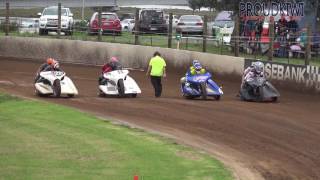 NZ SIDECAR GP  Rosebank Speedway 26317 [upl. by Cooke]