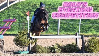 HARLOW AND ROLOS FIRST ARENA EVENTING COMPETITION [upl. by Atneuqal]