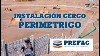 CERCOS PREFABRICADOS DE CONCRETO  ANCÓN LIMA [upl. by Ymmot]