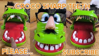 Rissa ASMR Toys is Screen cast live With Croco Sharp Teeth eating fruits [upl. by Orat115]