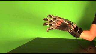 Bionic Concepts  Exo Gauntlet 20 Powered Exoskeleton Gauntlets  Shows Articulation [upl. by Nolram]