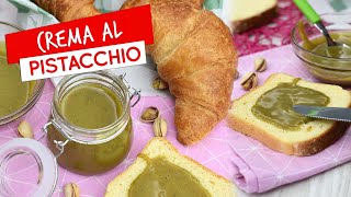 Crema al pistacchio fatta in casa ricetta facile e veloce [upl. by Kolva]