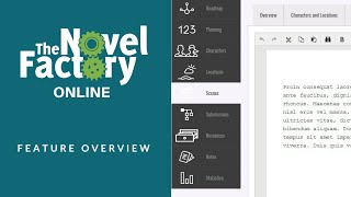 Novel Writers Software Feature Overview [upl. by Maleki201]