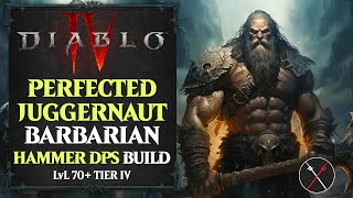 Diablo 4 Barbarian Build  Hammer of the Ancients Endgame Build Level 70 [upl. by Yenolem385]