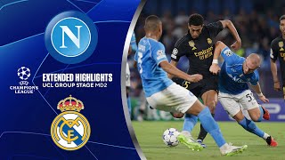 Napoli vs Real Madrid Extended Highlights  UCL Group Stage MD 2  CBS Sports Golazo [upl. by Nikolai507]