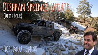 Dishpan Springs December 2022 Update Ditch Tour [upl. by Monto]