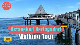 Heringsdorf  Walking Tour  Kaiserbäder  Usedom  🇩🇪 Ostsee  4K [upl. by Moorish]