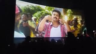 mersal Arasan song response in rohini theatre💯 thalapathy fans fansfortrohini [upl. by Lac]