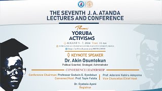 THE SEVENTH JA ATANDA LECTURES AND CONFERENCE [upl. by Adle777]