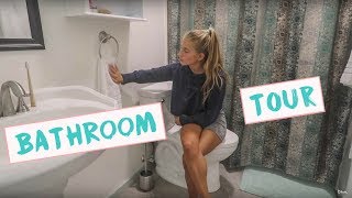 BATHROOM TOUR » minimal  natural  vegan [upl. by Burnett864]