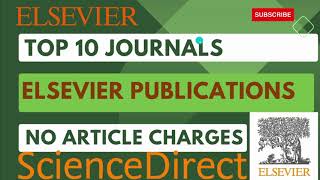 How to find Elsevier journals with no article charges elsevier journal [upl. by Aida317]