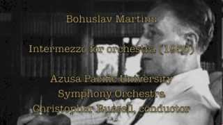 Martinů Intermezzo for orchestra 1950 [upl. by Aihsined]