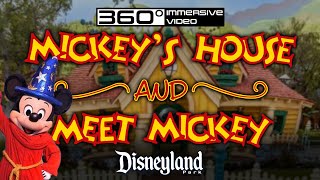 Mickeys House and Meet Mickey 360° Journey Through Toontown  Disneyland 2023 [upl. by Imef837]