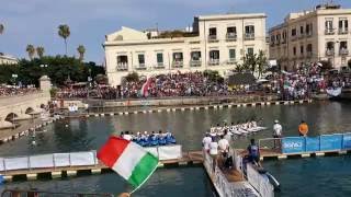 Inno italiano Finale Canoa Polo Italia FranciaSiracusa 4092016 [upl. by Lonna]