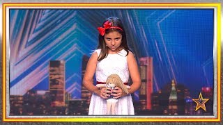 ¿Listo para temblar de miedo con esta niña y su muñeca  Audiciones 1  Got Talent España 2019 [upl. by Aikram753]