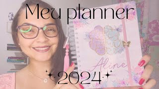 Meu planner 2024  Tour completo [upl. by Esina399]