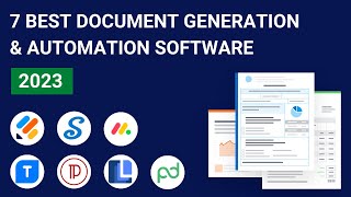 7 Best Document Generation Software Tools 2024 Document Automation [upl. by Auqenat703]