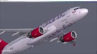 FSLabs A320X Advanced LVO Fully Automatic Approach EGLL [upl. by Adele]