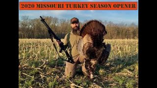 Missouri Turkey Hunting Season Opener 2020 Success Gobbler Down Benelli M4 Trijicon RMR [upl. by Peedsaj518]