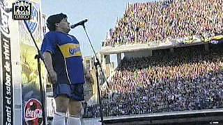 DESPEDIDA DE MARADONALa pelota no se mancha [upl. by Neirol]