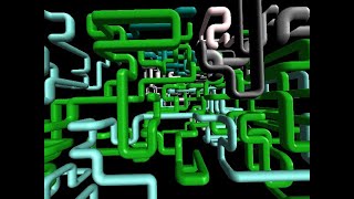 3D Pipes Screensaver [upl. by Nadeen]