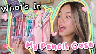 WHATS IN MY PENCIL CASE Cute Stationery 🧸✏️ [upl. by Buller]