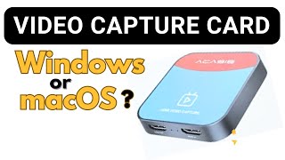 CAN IT WORK ON macOS and Windows  ACASIS HDMI Video Capture [upl. by Nava402]