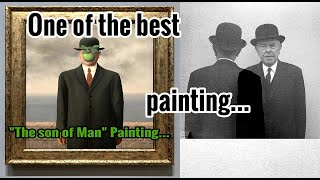 quotThe son of manquot Painting by Rene Magritte discussion in hindi on Kishalay Art SchoolThe son of Man [upl. by Ecilahc638]