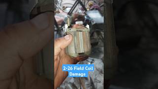 226 Hammer Drill Machine damage problem  Field Coil damage [upl. by Barbuto]