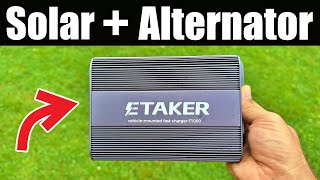 Fast Charge Your Power Station While Driving  Etaker F1000 DC Charger [upl. by Nimrac]