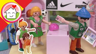 Playmobil en español De compras con Manni Mütze  Comisario Overbeck  La familia Hauser [upl. by Ianahs]