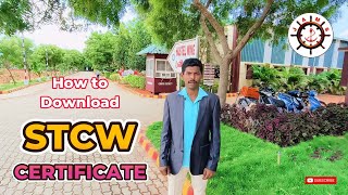 How to Download STCW course Certificate STCW Course Certificate டவுன்லோட் செய்வது எப்படி [upl. by Ynatterb363]