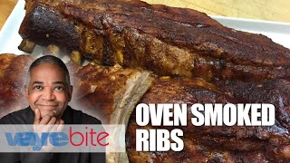 Oven Smoked Ribs Another WayneBite Video [upl. by Hsaniva]