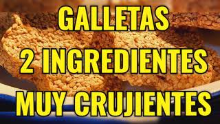 Estas maravillosas y MUY CRUJIENTES galletas se hacen con solo 2 ingredientes [upl. by Eisele]