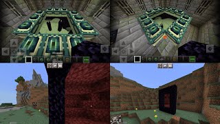 Immersive Portals for Minecraft Bedrock PE  Immersive Portals для MCBE MCPE  RELEASED [upl. by Yrret]