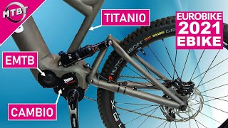 EBIKE EMTB 2022 a Eurobike 2021 Abbigliamento Accessori e curiosità  MTBT [upl. by Ytteb885]