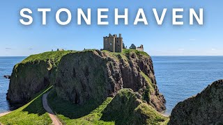 STONEHAVEN  Coastal Beach Town amp Dunnottar Castle  Scotland Walking Tour  4K  60FPS [upl. by Rosella362]