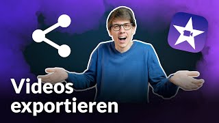 iMovie Video speichern – iMovie Tutorial Deutsch [upl. by Etnoled715]