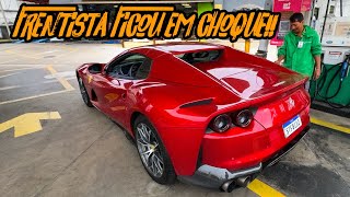 QUASE FALI ENCHENDO O TANQUE DA 812 GTS🔥 GASOLINA MAIS CARA DO BRASIL [upl. by Ytte]