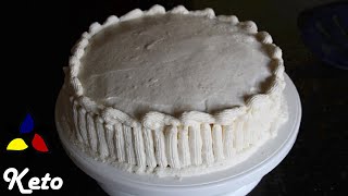 Stabilized Whipped Cream Frosting keto sugar free gluten free [upl. by Sihonn]