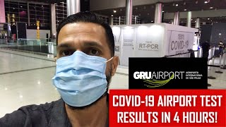 HOW TO TAKE THE COVID19 RTPCR TEST AT GRU AIRPORT INTERNATIONAL SÃO PAULO BRAZIL IN THE PANDEMIC [upl. by Aral]