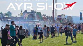 The Ayr International Air Show Funfair 2024 [upl. by Jena]