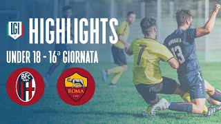 Highlights BolognaRoma U18 AB 16 giornata stagione 202324 [upl. by Tasiana764]