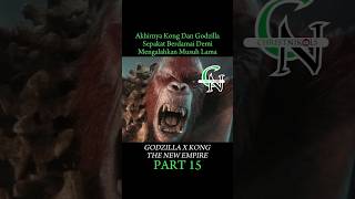 Bersatunya sepasang musuh bebuyutan demi planet bumi shorts review film movie terbaru godzilla [upl. by Harpp]