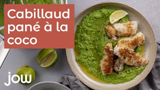 Recette du cabillaud pané à la coco [upl. by Rozek]