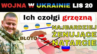 20 LIS UPS Rosyjskie Czołgi GRZEZNĄ W BŁOCIE frontu Ukraińskiego  Wojna w Ukrainie Wyjaśniona [upl. by Connel]