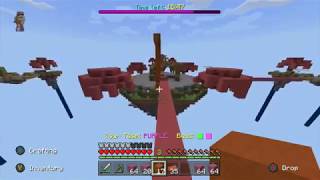 Lifeboat Bedwars Part 2 Minecraft Xbox [upl. by Ahsaercal]